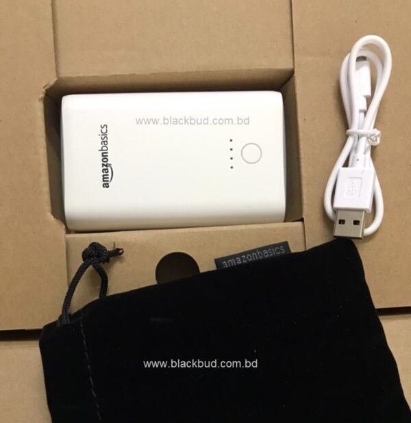 Amazon 10050mAh Power Bank Portable White