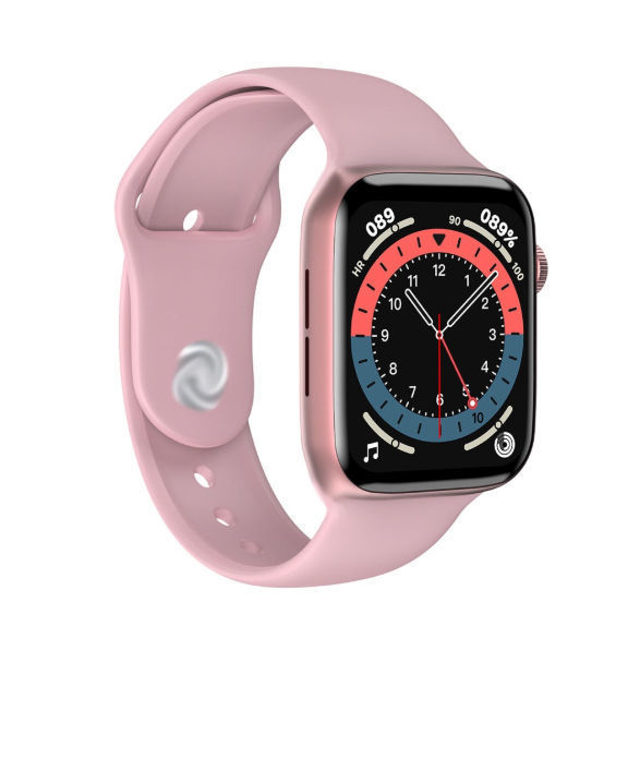 HW22 Pro Smartwatch Series 6 With Wireless Charger Pink