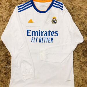 Real Madrid Home Kit Season 2021-22 Football Jersey Thai Premium Full Sleeves