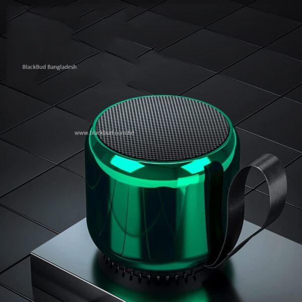 Junerose Pairable Mini TWS Bluetooth Speaker with Rich Bass HD Stereo Portable Audio Speaker Green