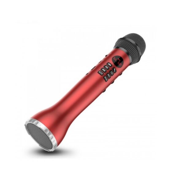 Microphone Speaker L-598 Handheld Wireless Microphone Speaker For Karaoke red