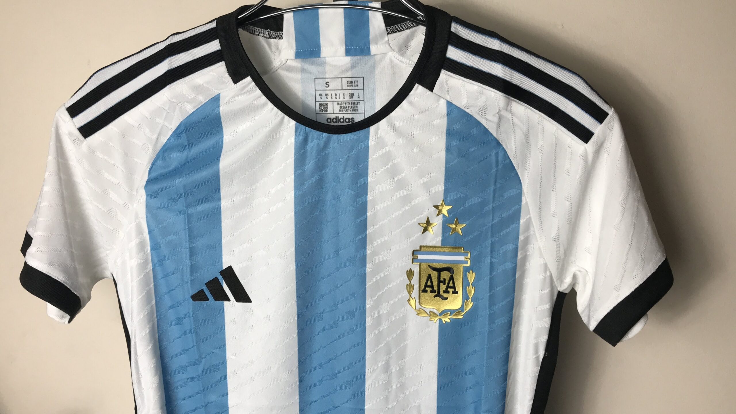 Adidas Argentina 2023 Star Home Jersey White Sky Blue | eduaspirant.com