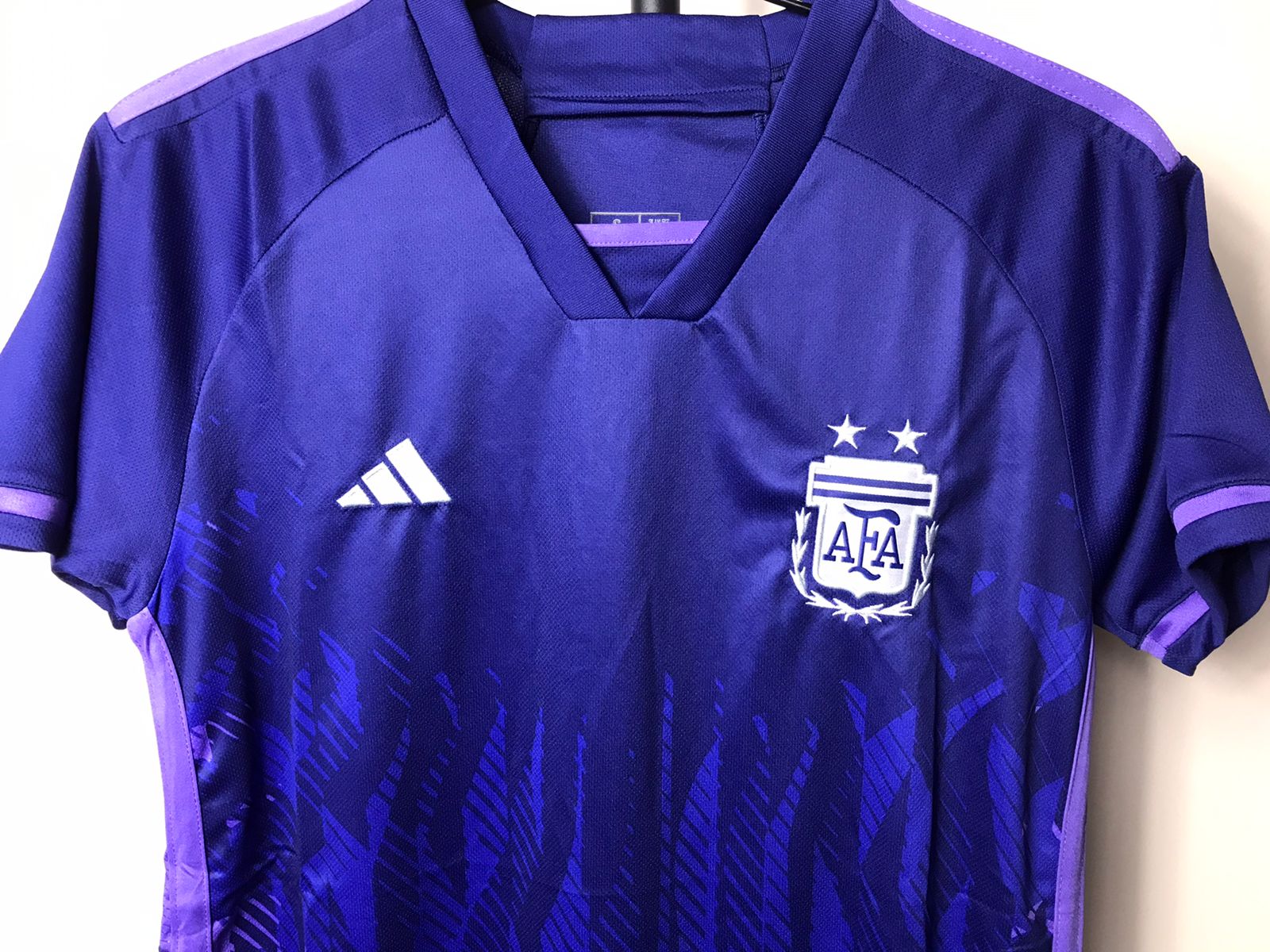 adidas Argentina 2022-23 Messi Away Jersey Legacy Indigo/Purple Rush