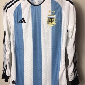 Argentina 2022 world cup home jersey full sleeves player version