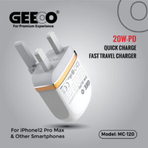Geeoo MC120 20W iPhone Fast Charger pd