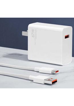 Xiaomi 67W USB Charger & Cable C- White