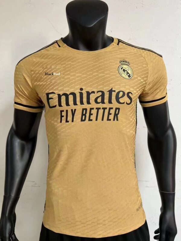Real Madrid 3rd Kit Player Edition 23/24 Golden Jersey