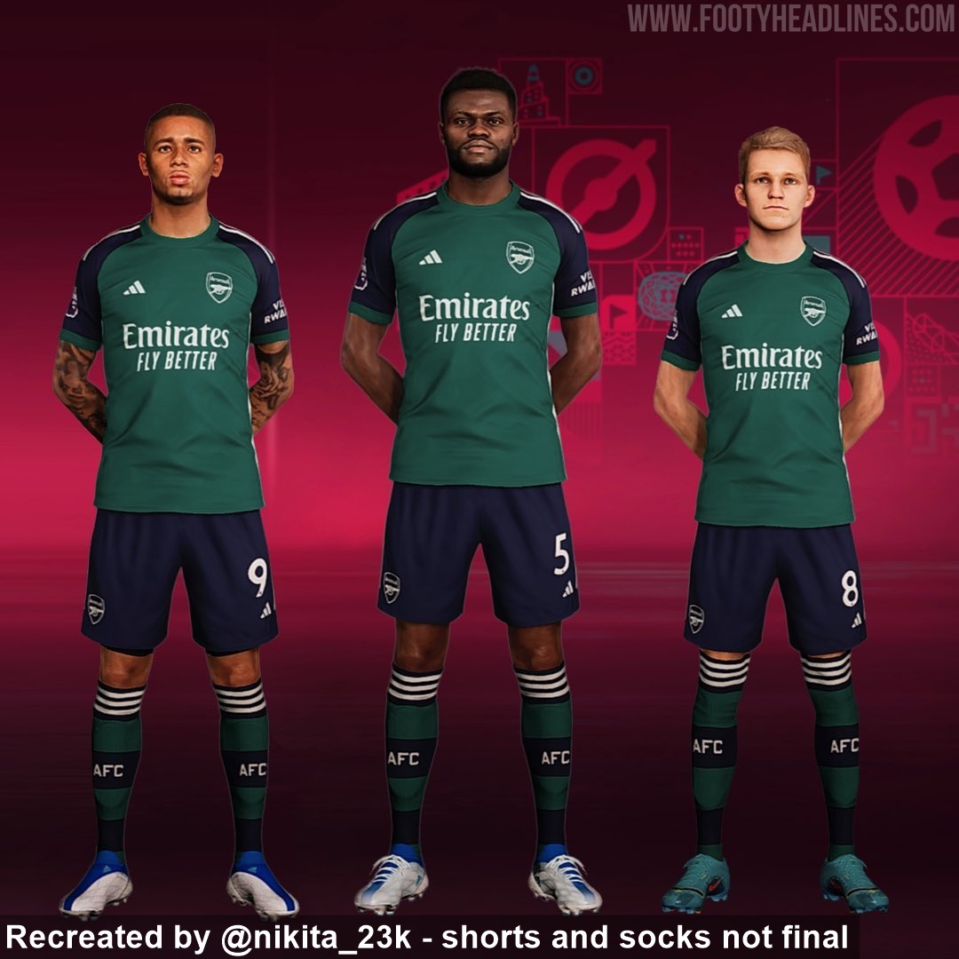 Arsenal Third Kit Player Edition 2023/24 Short Sleeve price in BD