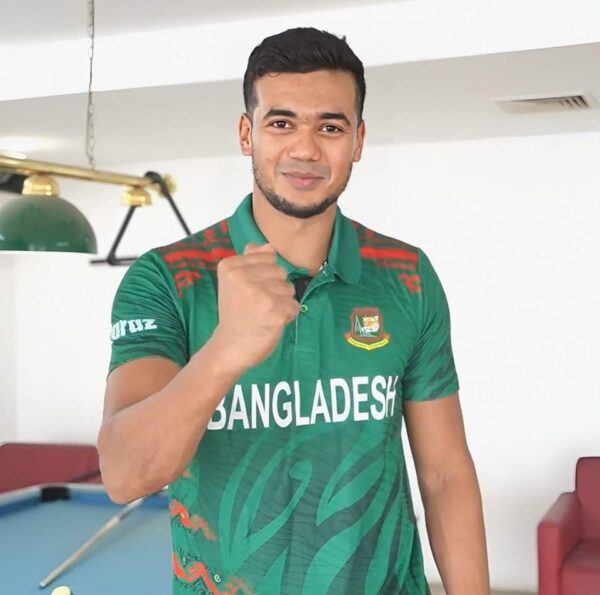 Bangladesh worldcup 2023 official jersey Taskin Ahmed