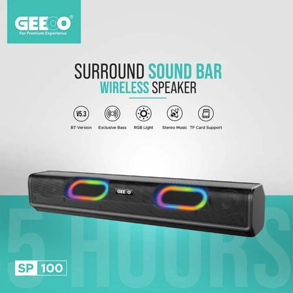 Geeoo SP-100 Bluetooth Speaker Black