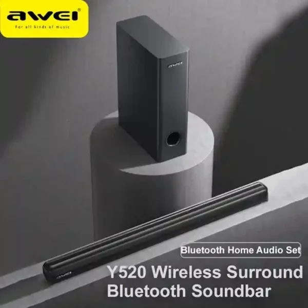 Awei Y520 Soundbar Wireless Home TV Speaker