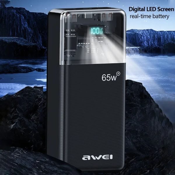 Awei p109k 30000mAh Power Bank Black