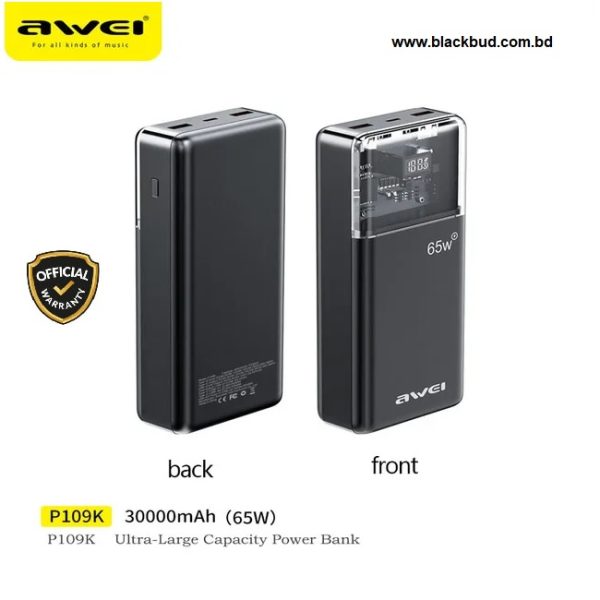 Awei P109K 30000mAh Power Bank Price in Bd