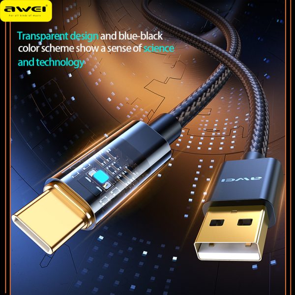 Awei CL-139T Smart 100W Fast Charging Cable