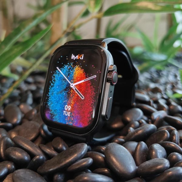 IMIKI SF1 Curved AMOLED Calling Smart Watch Metal Body