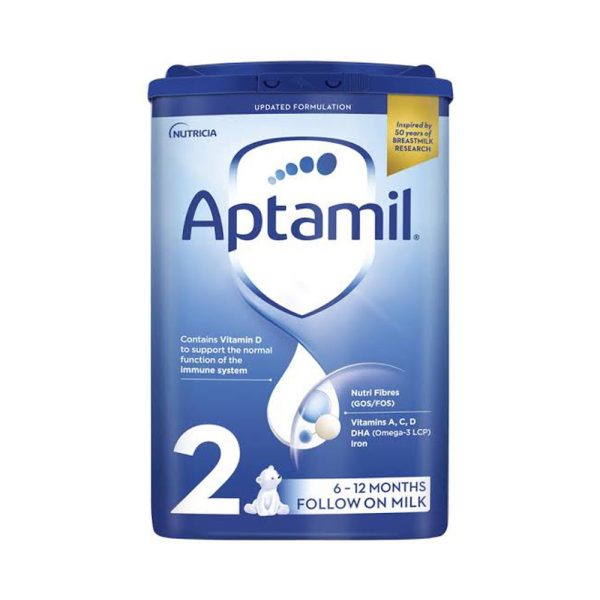 Aptamil 2 Follow On Milk 6-12 Months, Made in UK