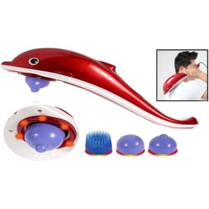 Dolphin Infrared Body Massager Hammer Attack Physiotherapy Red