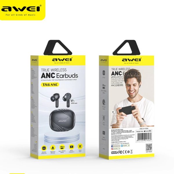 Awei TA6 ANC Wireless earbuds features