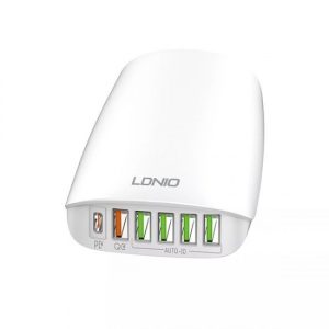 LDNIO A6573C 65W USB Super Fast Charging 6 Port USB Charger