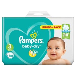 Pampers Baby Dry Size 3 belt 6-10 kg- 100 pcs (UK)