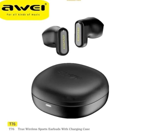 Awei T76 Wireless Earbuds With Mic Waterproof