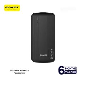 Awei P20K 10000mAh Dual Output Powerbank