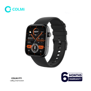 Colmi P71 Bluetooth Calling Smartwatch Black