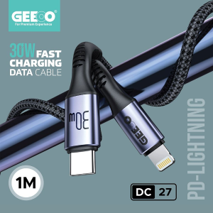 Geeoo DC27 30W Fast Charging Type-c to lightning cable