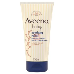 Aveeno Baby Soothing Relief Emollient Cream For Dry & Sensitive Skin 150ml