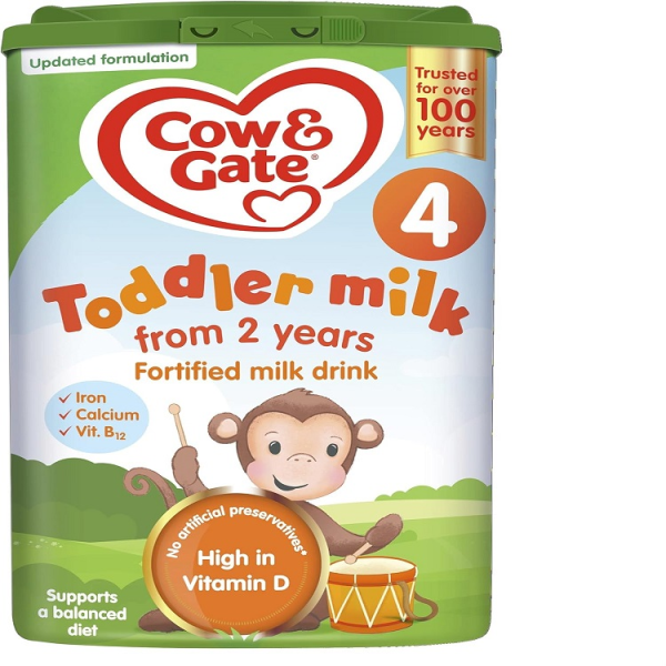 Cow and Gate 4 Growing Up Baby Milk Powder, Made in UK