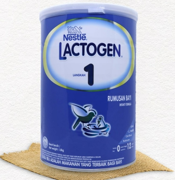 Lactogen 1 Baby Milk 1800g, Made in Malaysia