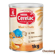 Nestle Cerelac Wheat Ble With Milk 1kg Box, Made in UK