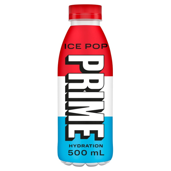 Prime Ice Pop Hydration Drinks 500ml, Made in USA