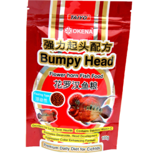 Taiyo Okena Bumpy Head Flower Horn Fish Food Pouch 100 gm