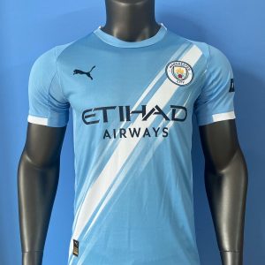 Man City Home Kit 25/26 Player Edition Short Sleeves