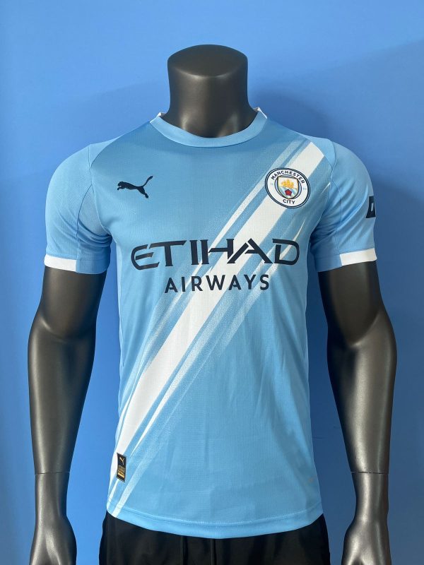 Man City Home Kit 25/26 Player Edition Short Sleeves