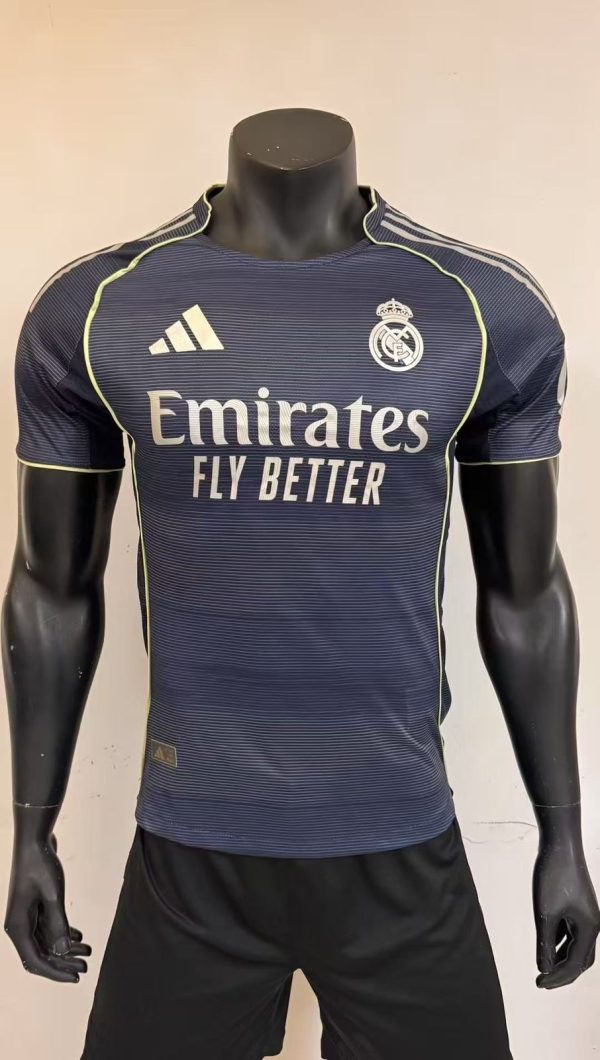 Real Madrid Away Kit 25/26 Player Edition Short Sleeves