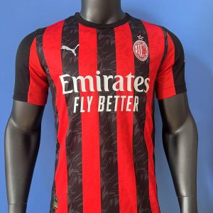AC Milan Home Kit 25/26 Player Edition Short Sleeves
