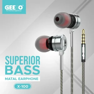 Geeoo X100 3.5mm In-Ear Wired Earphone