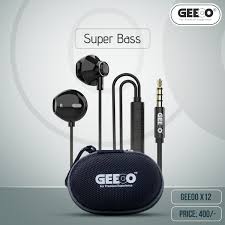 Geeoo X12 Powerful Sound Experience Earphone