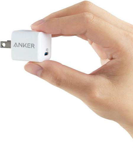 anker 18w powerport pd nano charger white