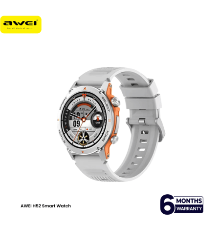 Awei H52 Smartwatch With IP68 Water Resistance white price in Dhaka Bangladesh