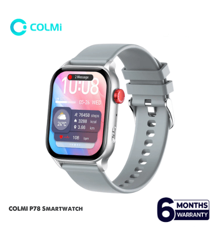 Colmi P78 Amoled Display Smartwatch Silver