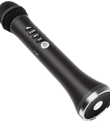 Karaoke L698 Microphone Speaker Black