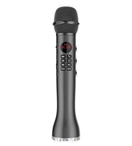 L698 Handheld Dynamic Mic Professional 15W Portable Wireless Bluetooth Karaoke Microphone Black